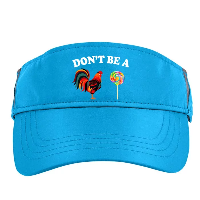 Don't Be A Chicken Lollipop Adult Drive Performance Visor