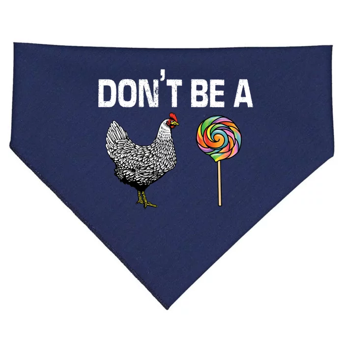 Don't Be A Chicken Sucker USA-Made Doggie Bandana