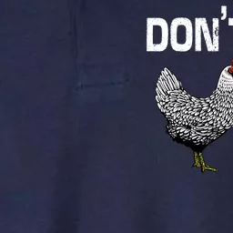 Don't Be A Chicken Sucker Softstyle Adult Sport Polo