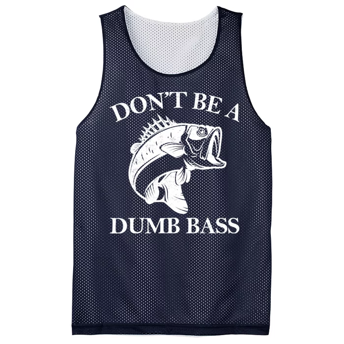 Don't Be A Dumb Bass Mesh Reversible Basketball Jersey Tank