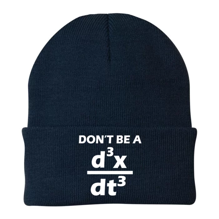 Don't Be A Jerk Mathematics Equation Knit Cap Winter Beanie