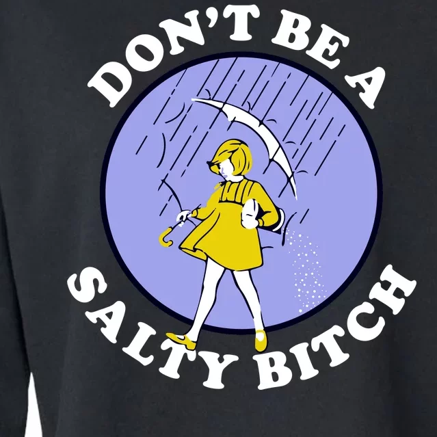 Don't Be A Salty Bitch Cropped Pullover Crew