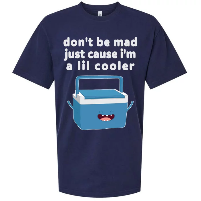 Don't Be Mad Just Cause I'm A Lil Cooler Funny Sueded Cloud Jersey T-Shirt