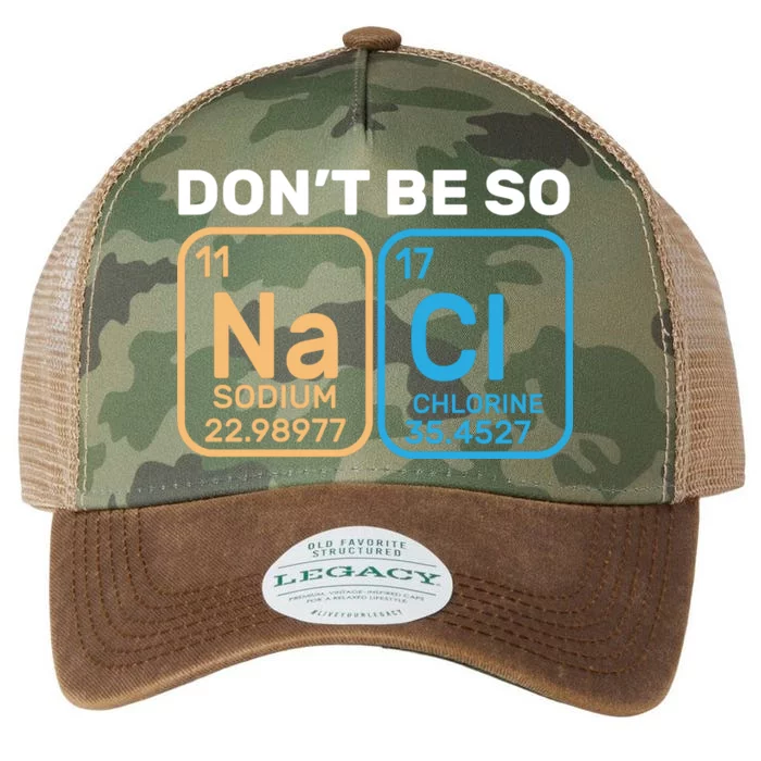 Don't Be So Salty Funny Chemistry Legacy Tie Dye Trucker Hat