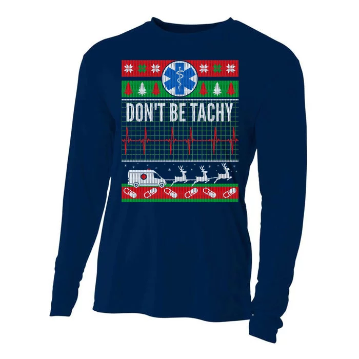 Don't Be Tachy EMT Ugly Christmas Cooling Performance Long Sleeve Crew