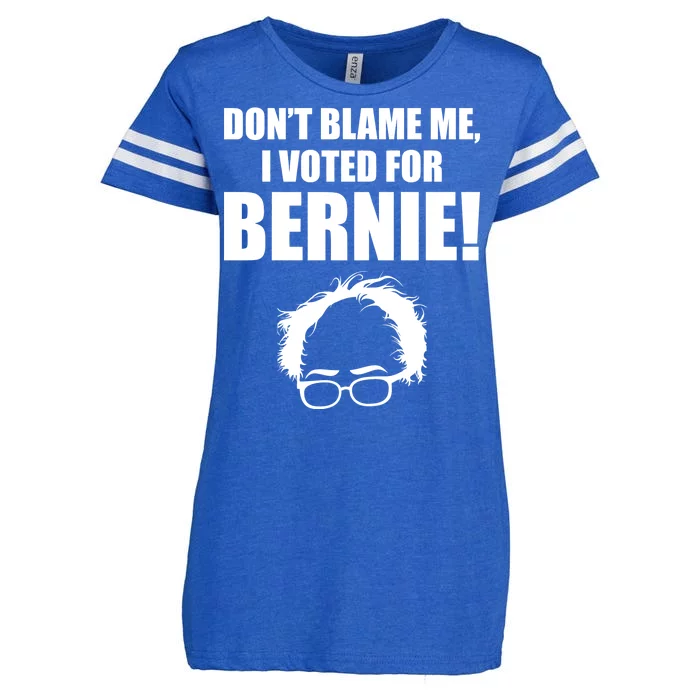 Don't Blame Me I Voted For Bernie Sanders Enza Ladies Jersey Football T-Shirt