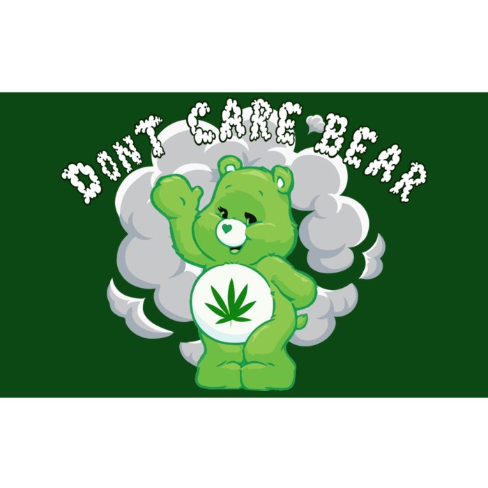 Don't Care Smoking Bear Bumper Sticker