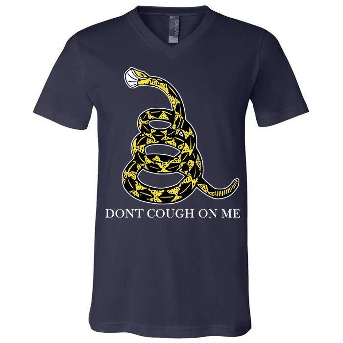 Don't Cough On Me Safety Awareness V-Neck T-Shirt