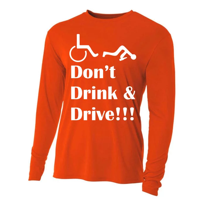 Don't Drink and Drive, Wheel Chair Cooling Performance Long Sleeve Crew