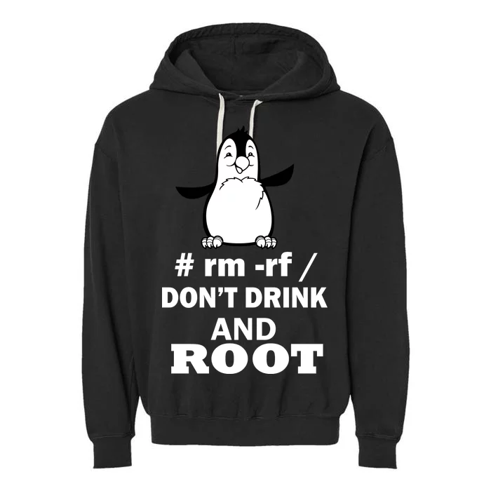 Don't Drink And Root Garment-Dyed Fleece Hoodie