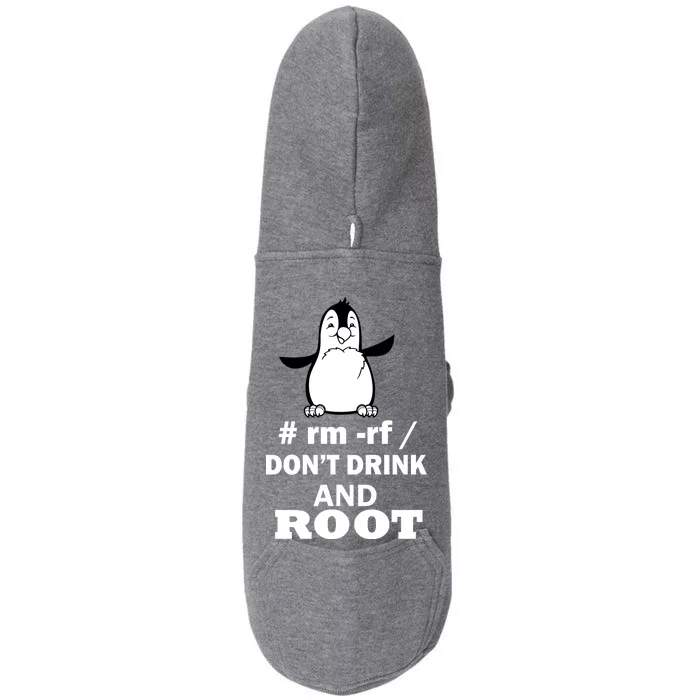 Don't Drink And Root Doggie 3-End Fleece Hoodie