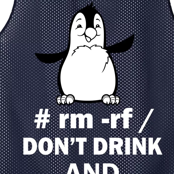 Don't Drink And Root Mesh Reversible Basketball Jersey Tank