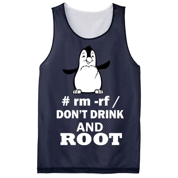 Don't Drink And Root Mesh Reversible Basketball Jersey Tank