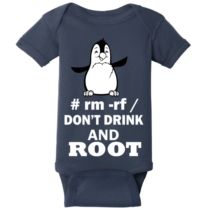 Don't Drink And Root Baby Bodysuit