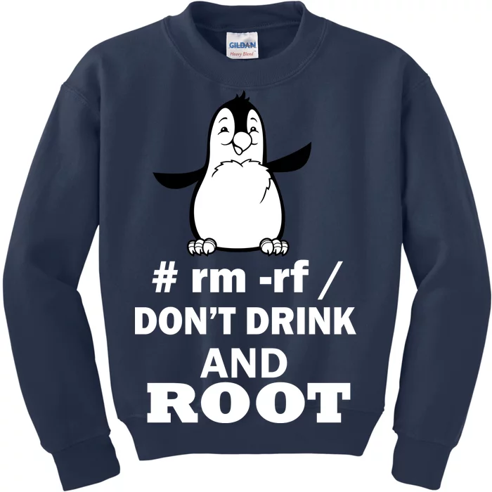 Don't Drink And Root Kids Sweatshirt