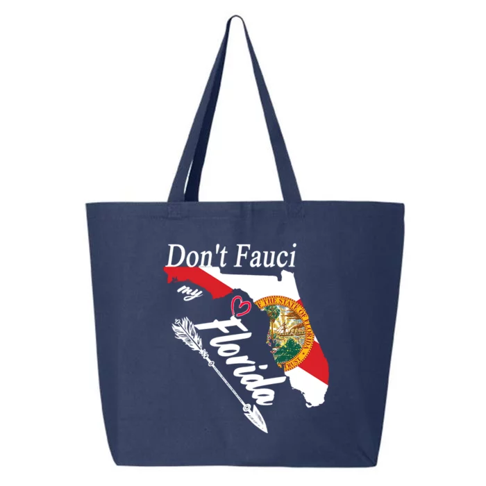 Don't Fauci My Florida Flag Vintage 25L Jumbo Tote