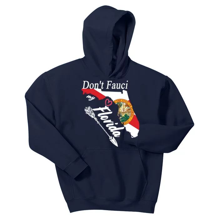 Don't Fauci My Florida Flag Vintage Kids Hoodie