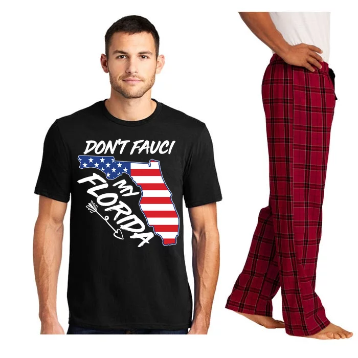 Don't Fauci My Florida USA American Flag State Pajama Set