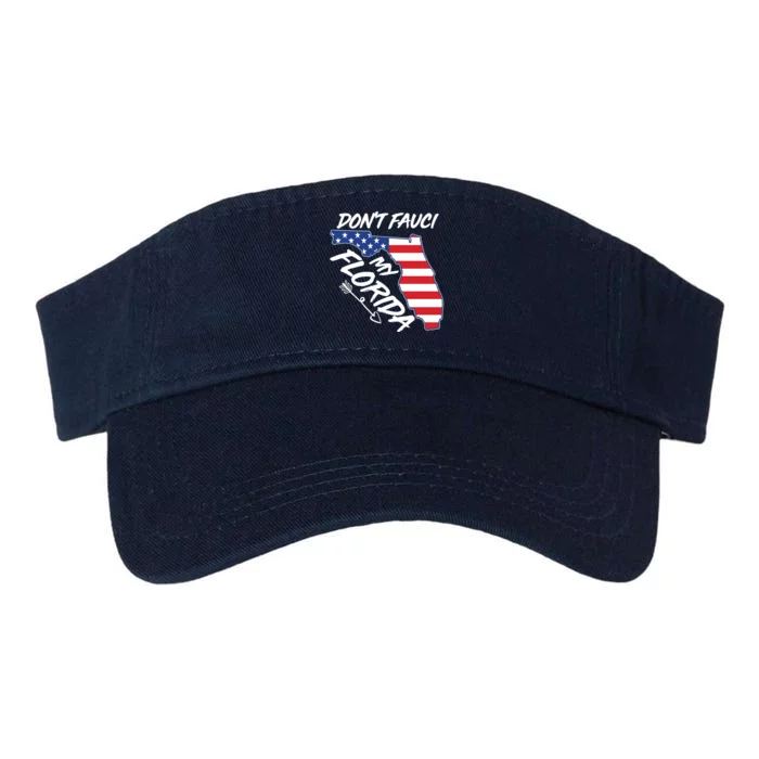 Don't Fauci My Florida USA American Flag State Valucap Bio-Washed Visor