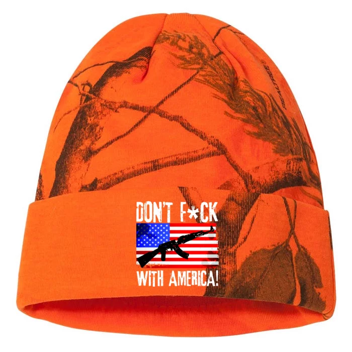 Don't F*ck With America! Kati - 12in Camo Beanie