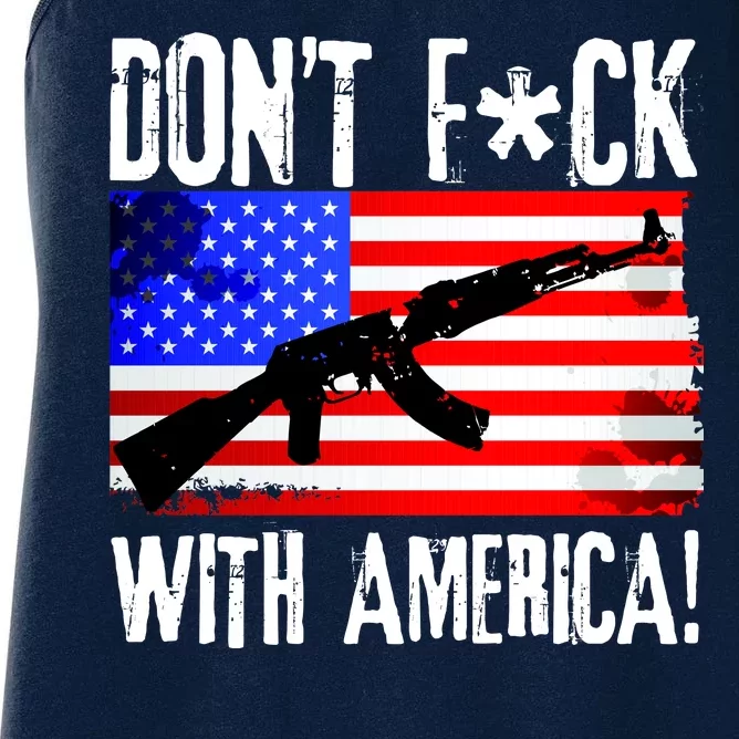 Don't F*ck With America! Women's Racerback Tank