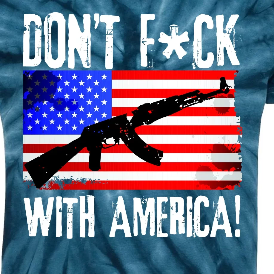 Don't F*ck With America! Kids Tie-Dye T-Shirt