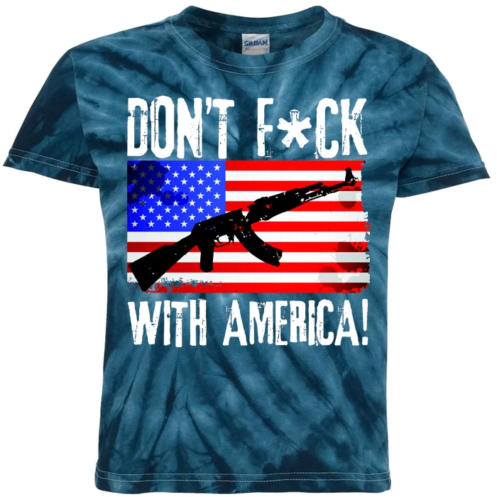 Don't F*ck With America! Kids Tie-Dye T-Shirt