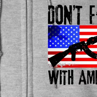 Don't F*ck With America! Full Zip Hoodie