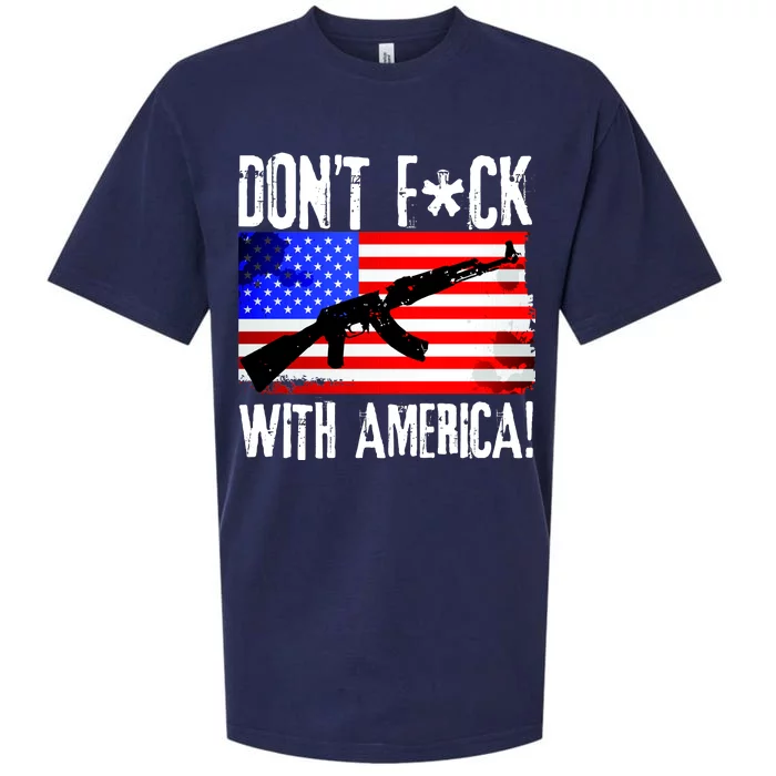 Don't F*ck With America! Sueded Cloud Jersey T-Shirt