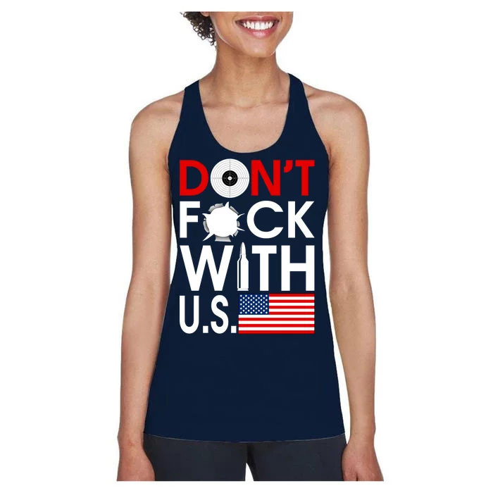 Don't F*ck With US Women's Racerback Tank