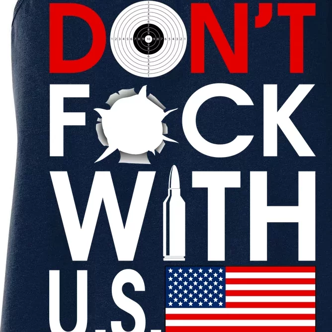 Don't F*ck With US Women's Racerback Tank