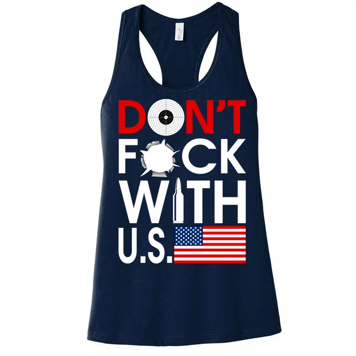 Don't F*ck With US Women's Racerback Tank