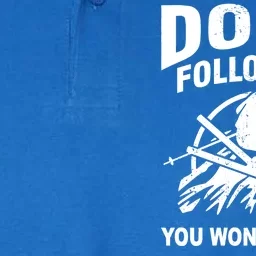 Don't Follow Me You Won't Make It Skiing Softstyle Adult Sport Polo