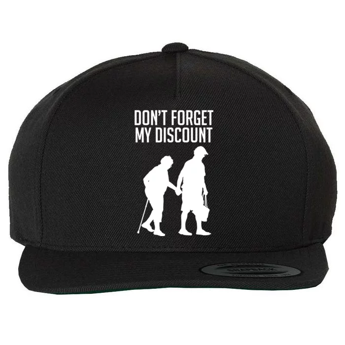 Don't Forget My Discount Wool Snapback Cap