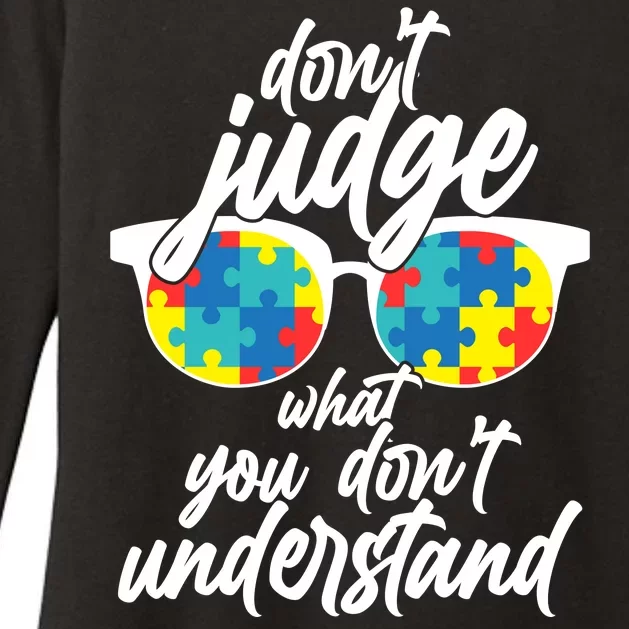 Don't Judge What You Don't Understand Autism Awareness Womens CVC Long Sleeve Shirt