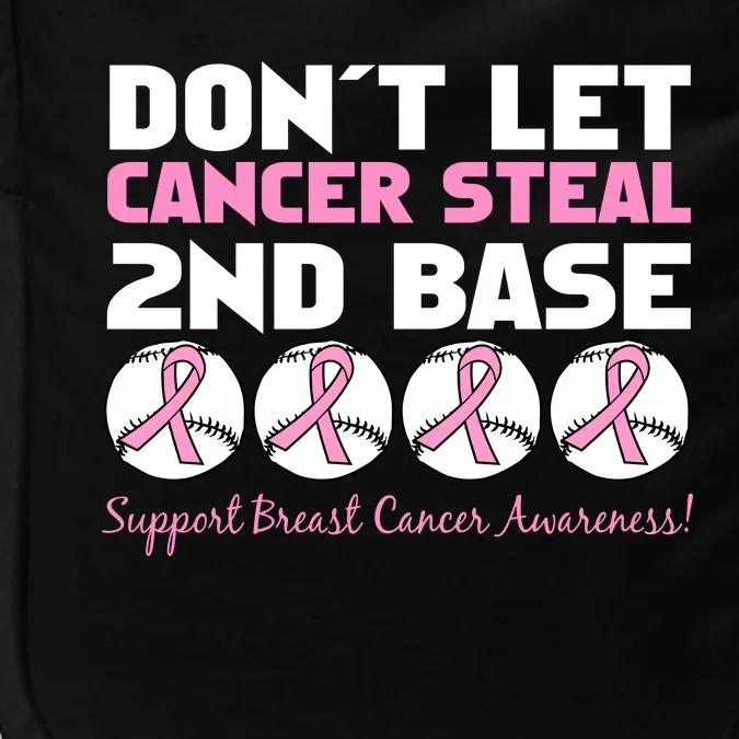 Don't Let Breast Cancer Steal Second 2nd Base Impact Tech Backpack