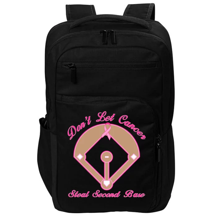 Don't Let Cancer Steal Second Base Diamond Impact Tech Backpack