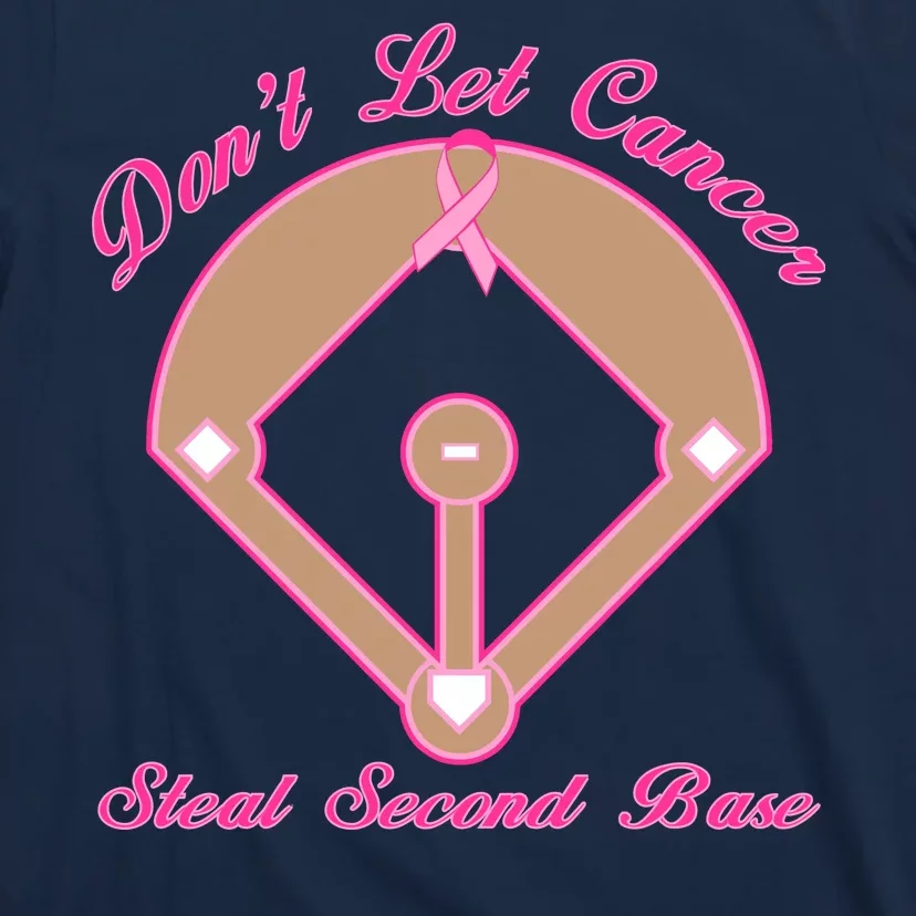 Don't Let Cancer Steal Second Base Diamond T-Shirt