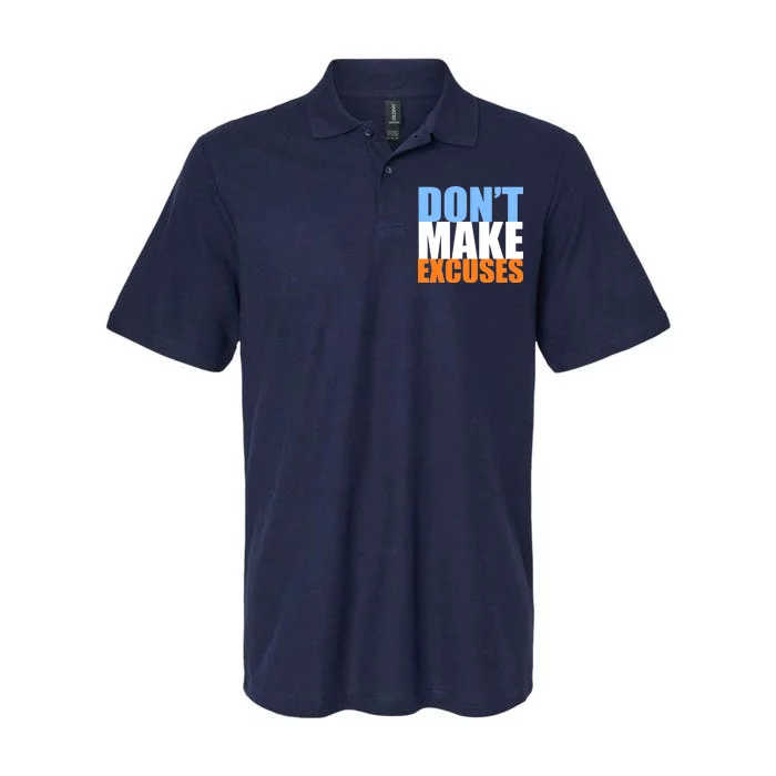 Don't Make Excuses Softstyle Adult Sport Polo