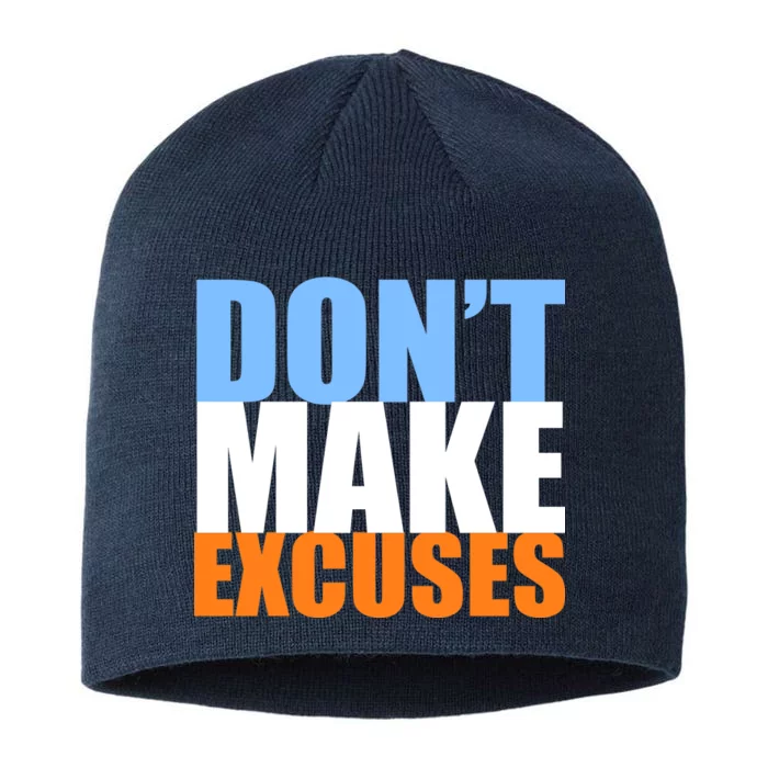 Don't Make Excuses 8 1/2in Sustainable Knit Beanie