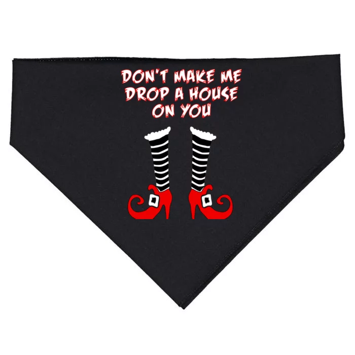 Don't Make Me Drop A House On You USA-Made Doggie Bandana