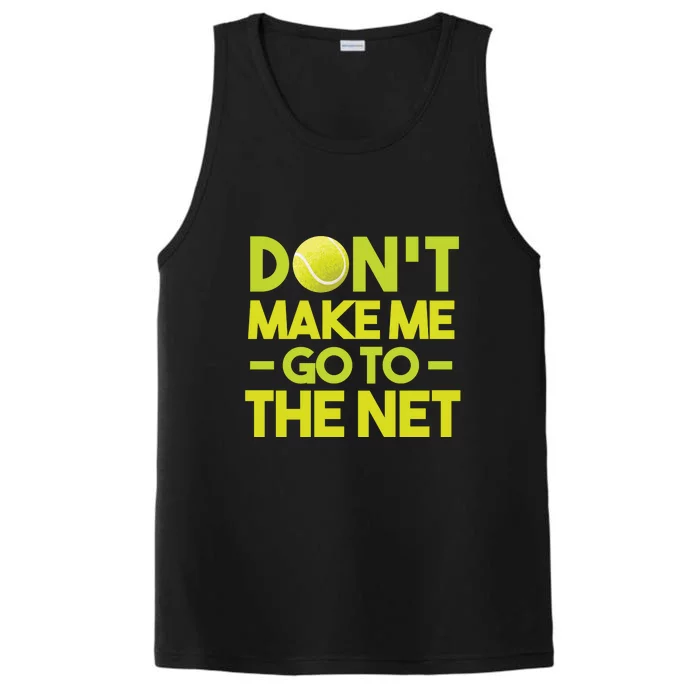 Don't Make Me Go To The Net Performance Tank