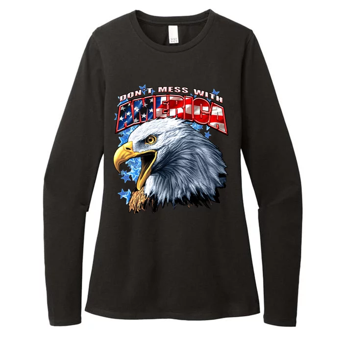 Don't Mess With America Womens CVC Long Sleeve Shirt