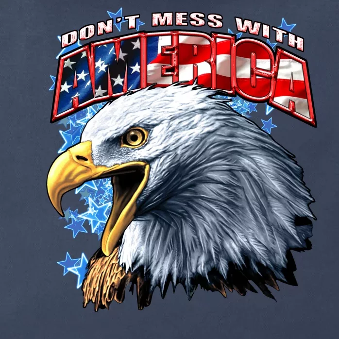 Don't Mess With America Zip Tote Bag