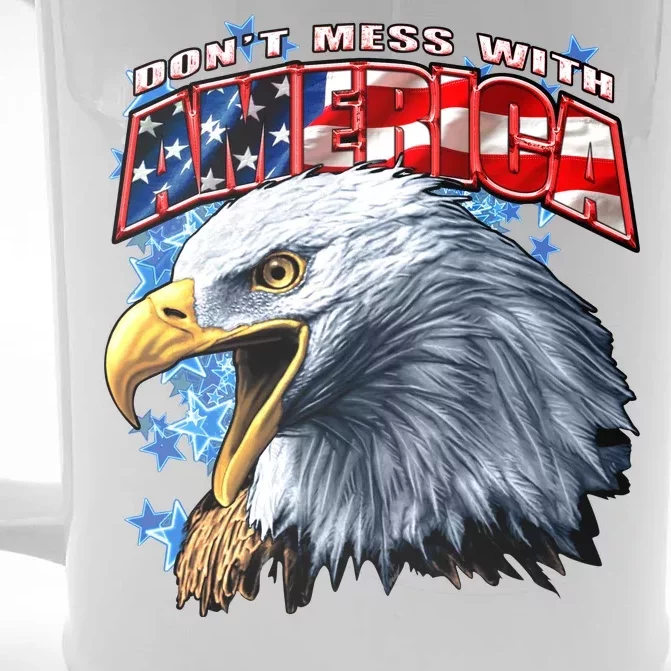 Don't Mess With America Front & Back Beer Stein