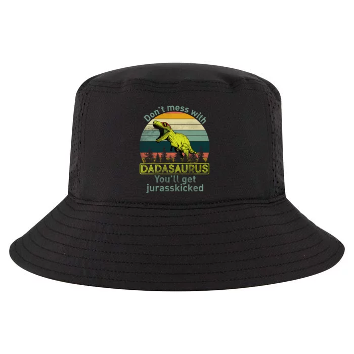 Don't Mess With Dadasaurus Cool Comfort Performance Bucket Hat