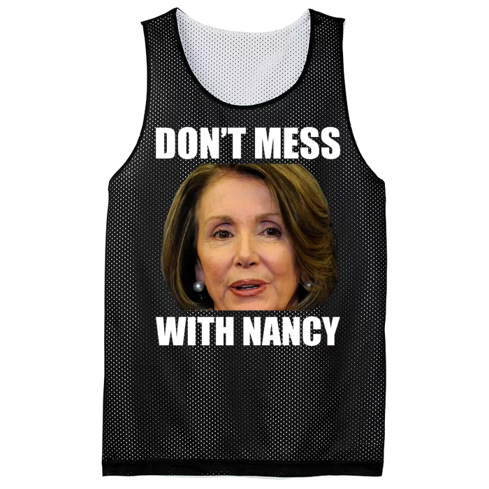 Don't Mess With Mama Nancy Pelosi Mesh Reversible Basketball Jersey Tank