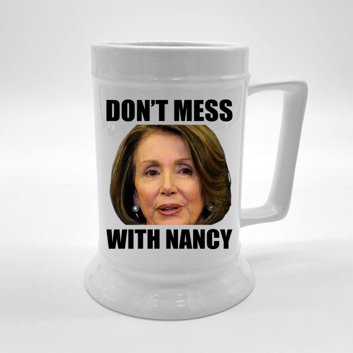 Don't Mess With Mama Nancy Pelosi Front & Back Beer Stein