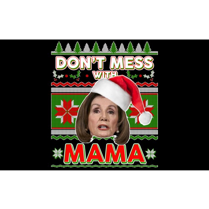 Don't Mess With Mama Pelosi Ugly Christmas Sweater Bumper Sticker