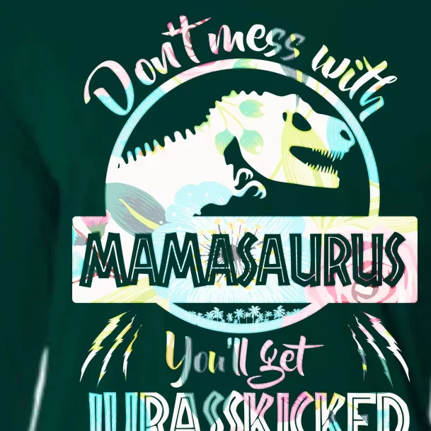 Don't Mess With Mamasaurus Cooling Performance Long Sleeve Crew